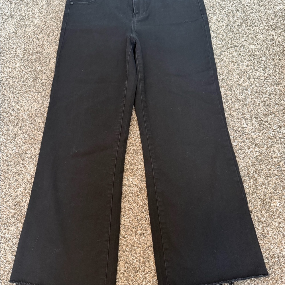 Liverpool Los Angeles Abby High Rise Ankle Skinny Black Jeans